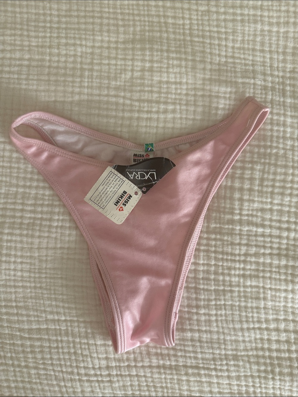 Brazilian ® Pink High-Cut Women’s Swim Bikini Bottom